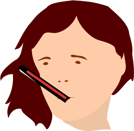 Sick Clipart Png (588x600)