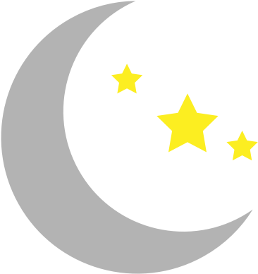 Bedtime 20clipart - Moon And Stars Gif Png (800x800)