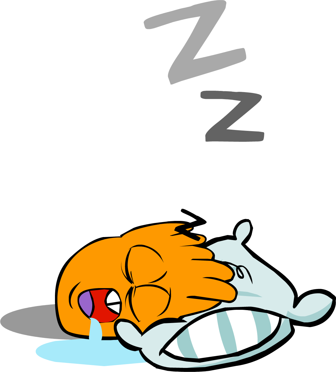 Sleep Clipart - Club Penguin (1143x1268)