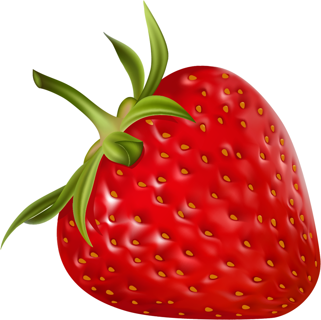 Strawberry Png Clipart - One Strawberry Png (1074x1066)