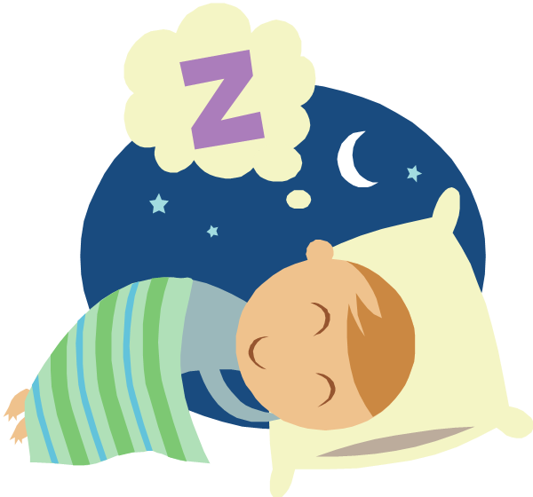 Kids And Sleep - Sleep Cartoon (600x560)