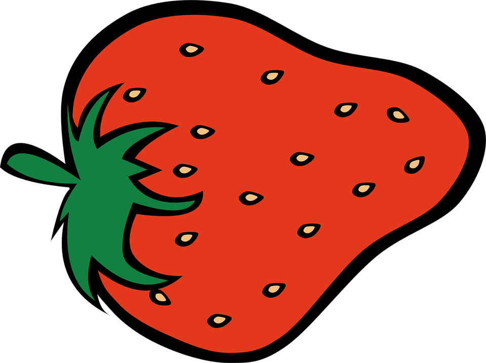 Strawberry Clipart (960x717)