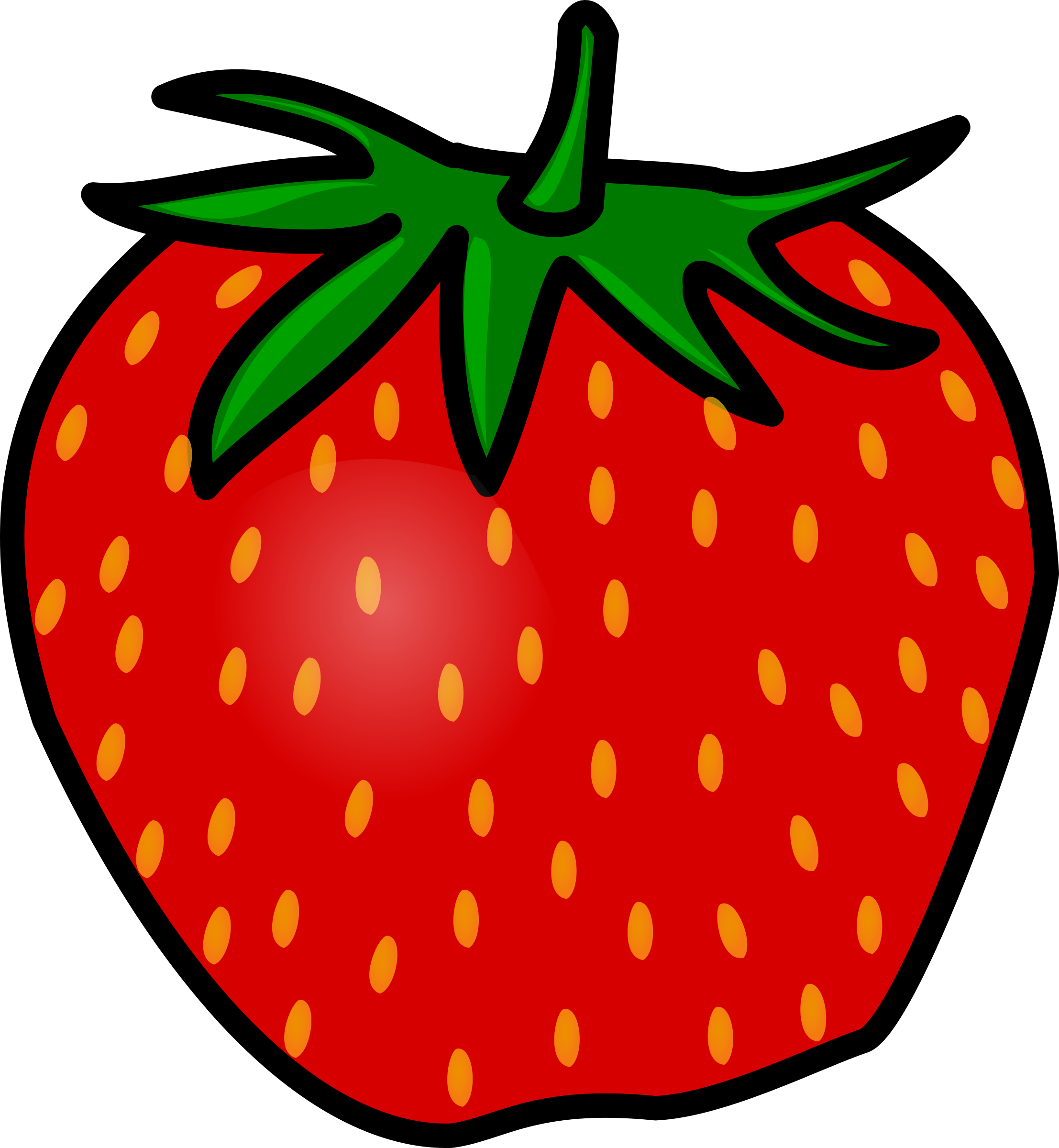 Strawberry Clipart Transparent Background - Strawberry Clipart No Background (2214x2400)