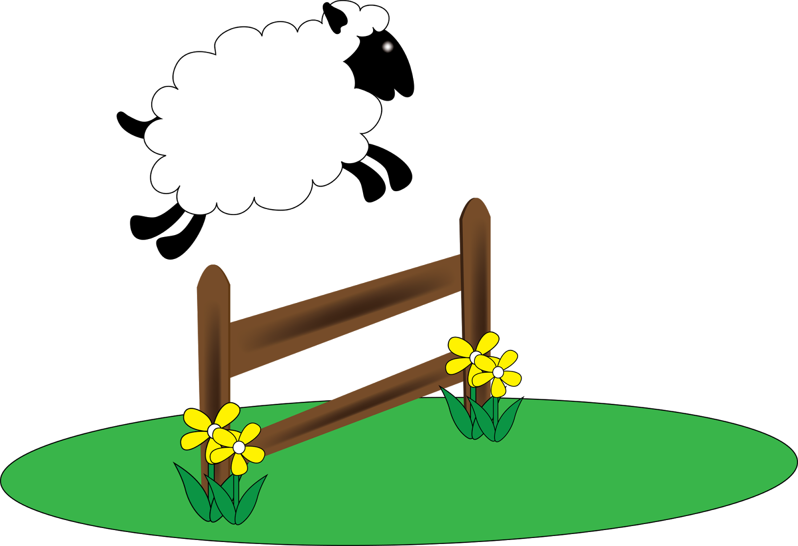 I Don't Sleep - Sheep Jumping Over Fence (1600x1094)