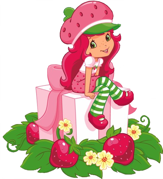 Strawberry Shortcake On A Box By Necroangl - Strawberry Shortcake Clipart (545x600)