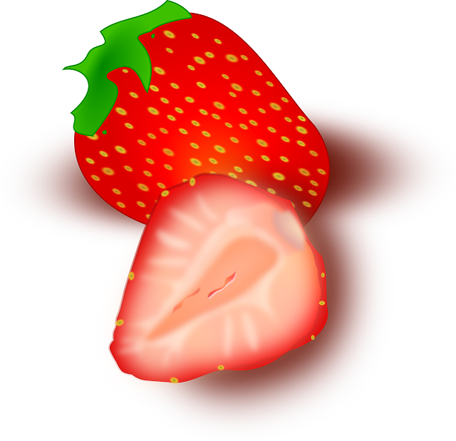 Red, Food, Fruit, Cartoon, Strawberry, Plant, Berry - Strawberry Clip Art (640x619)