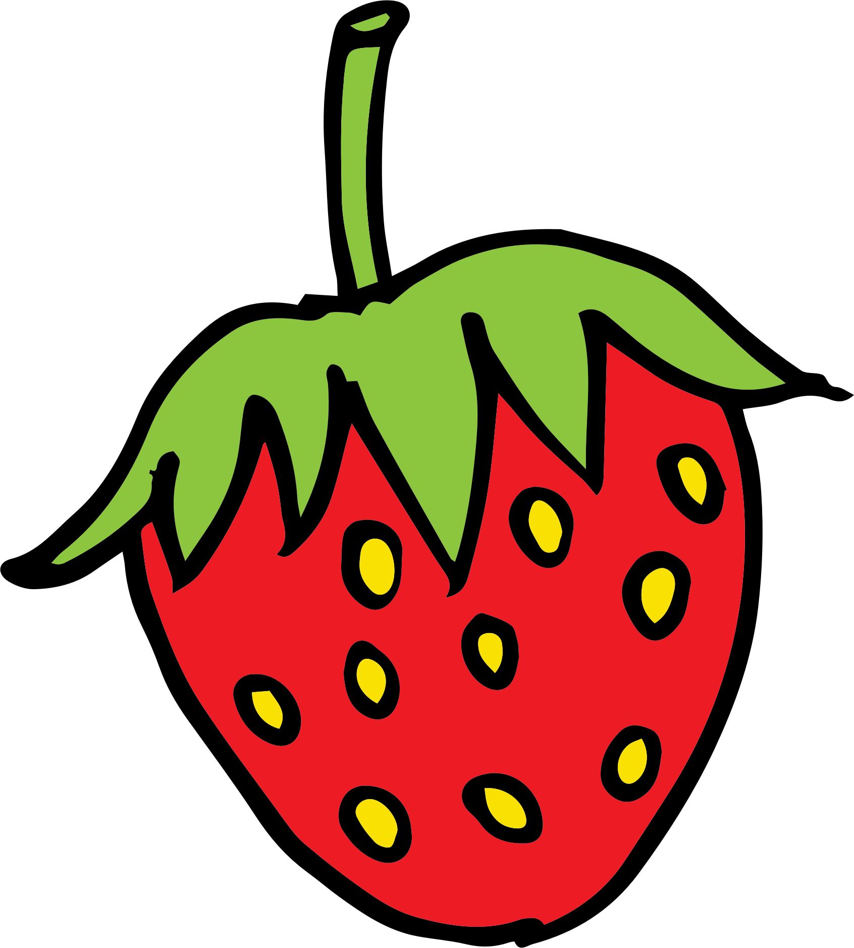 Png - فراولة كليب ارت (1692x1878)