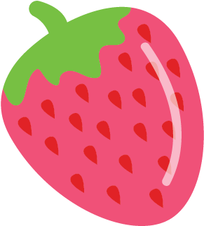 Easy Drawing Of Strawberry - Strawberry (512x512)