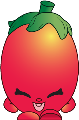 Fruit Clipart Shopkins - Roma Tomato (576x495)
