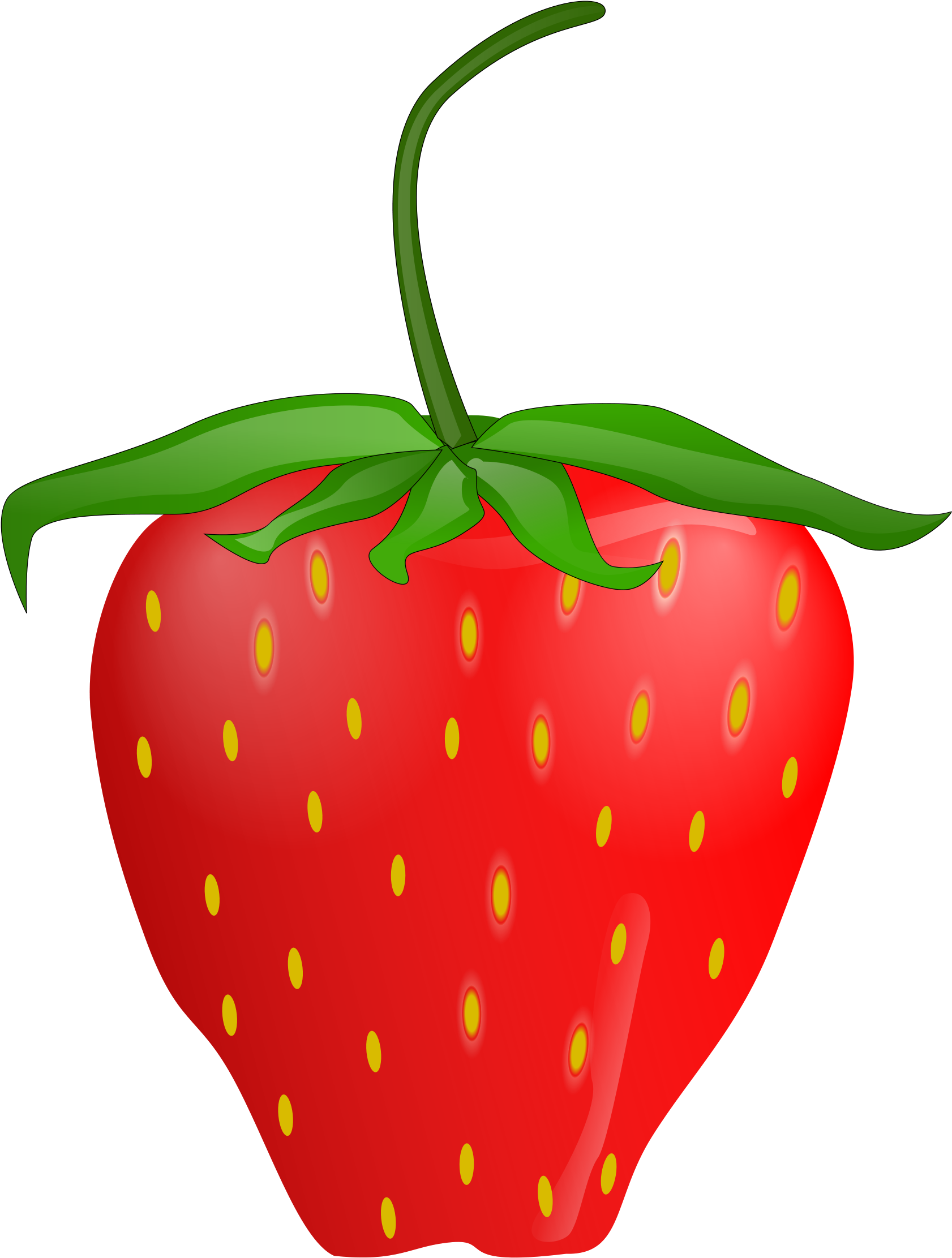 Strawberry Art Strawberry Clip Clipart Panda - Clipart Fraise (1890x2400)