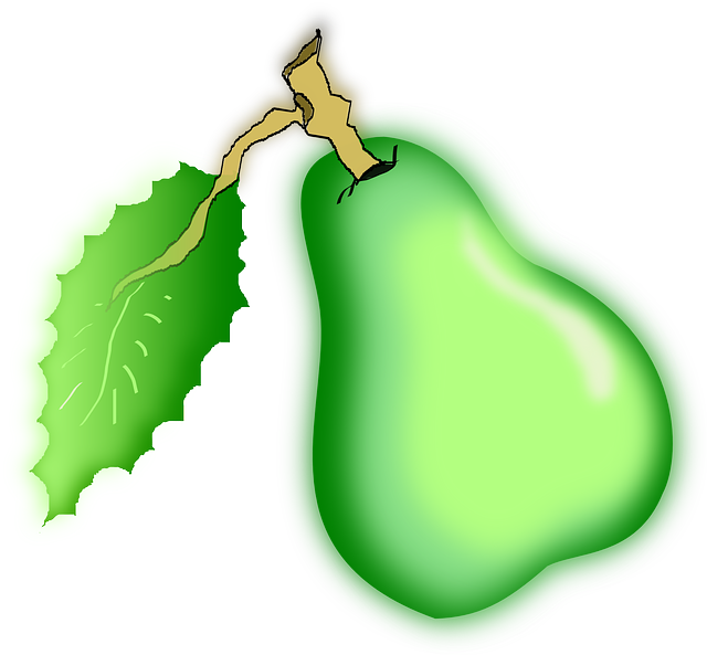 Leaf Pear, Fruit, Green, Leaf - Imagenes De Pera Verde (776x720)