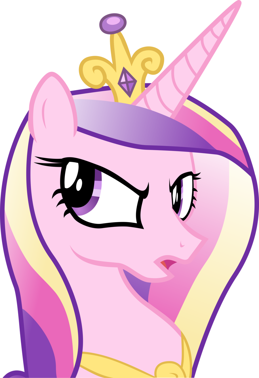 Cadence Is Not Amused By Red-pear - Princess Cadence Angry (900x1316)