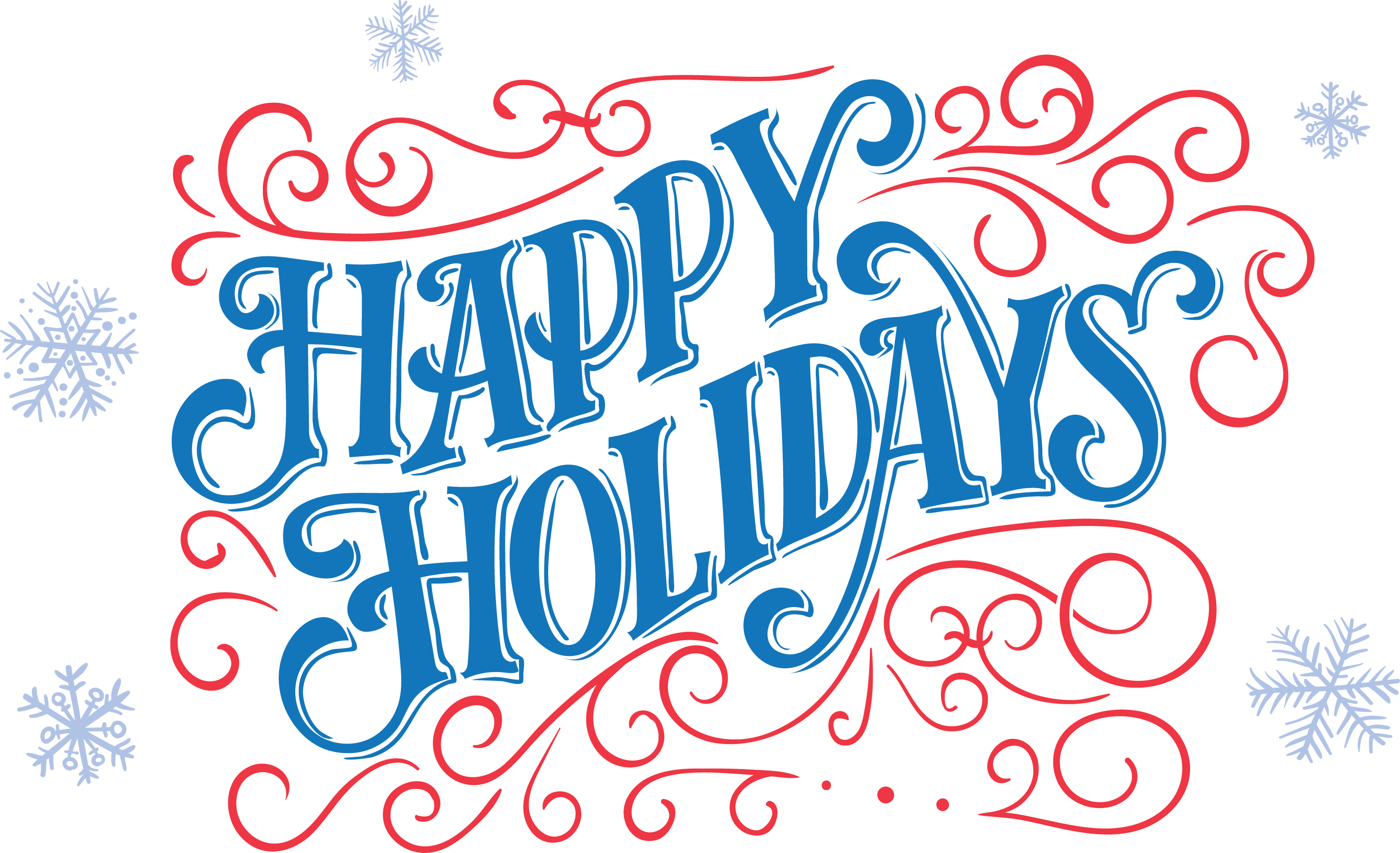 Happy Holidays - Typography (2955x1800)