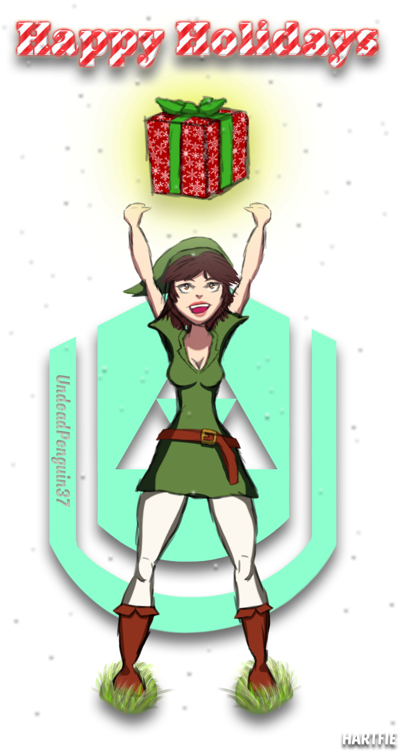 By Hartfie Happy Holidays - Undead (800x1479)