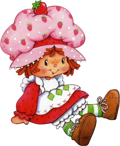 Lots Of Strawberry Shortcake Clipart - Original Strawberry Shortcake Cartoon (391x477)