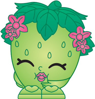 Strawberry Clipart Shopkin - Shopkins Green Strawberry (400x400)