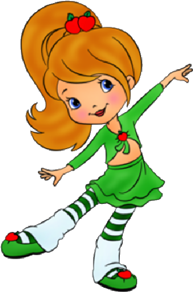 Lemon Meringue Strawberry Shortcake Clip Art Cliparts - Green Strawberry Shortcake Character (600x600)