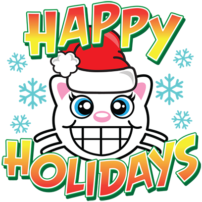 Happy Holidays Sticker Pack Messages Sticker-2 - Christmas Day (408x408)