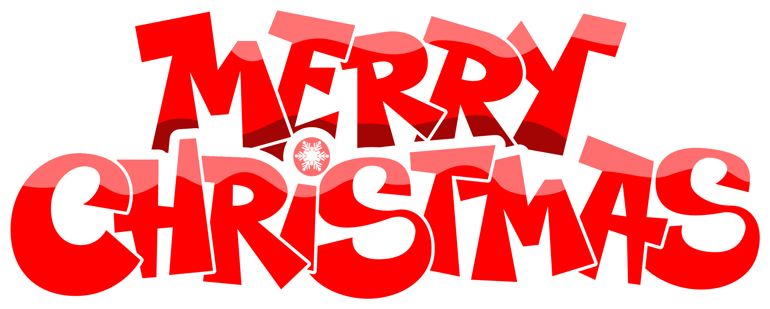 Merry Christmas, Happy Holidays, And Seasons Greetings - Merry Christmas Text Png (2613x1280)