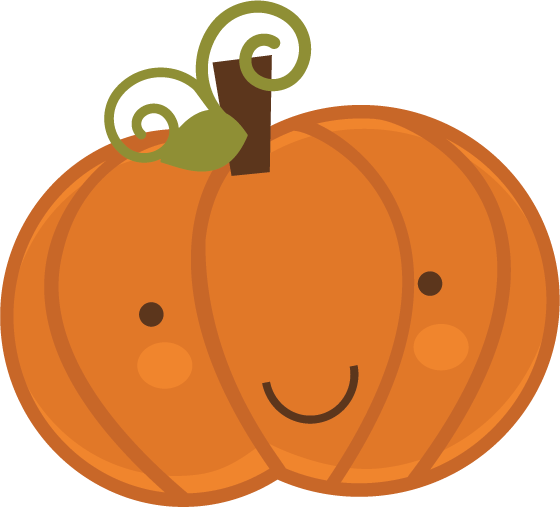 Cute Pumpkin Clip Art Free Clipart Images 2 - Cute Pumpkin (560x507)
