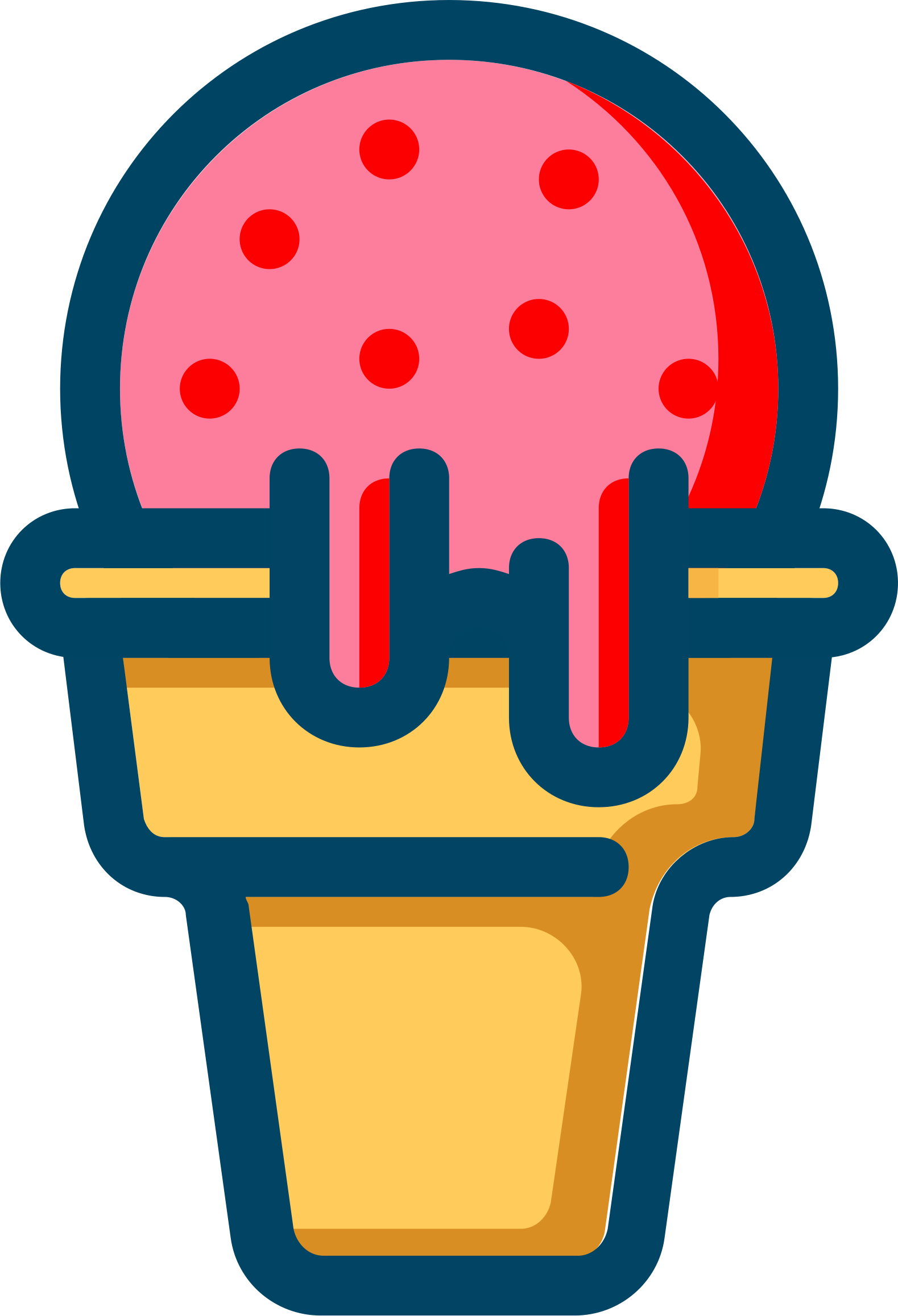 Big Image - Strawberry Ice Cream Clipart (1579x2316)