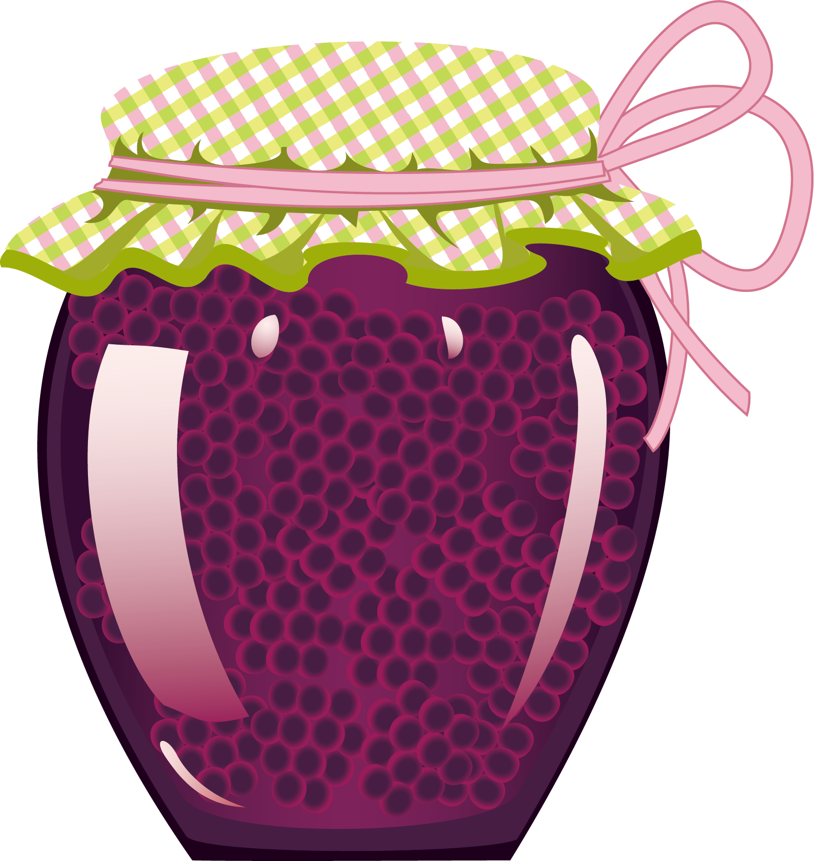 Marmalade Fruit Preserves Jar Clip Art - Jam (1601x1693)