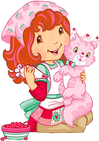Clip Art - Desenhos Coloridos Da Moranguinho Imagens (415x599)