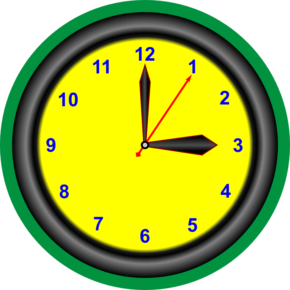 Jam Dinding Clipart - Argentine Ministry Of Health (945x945)