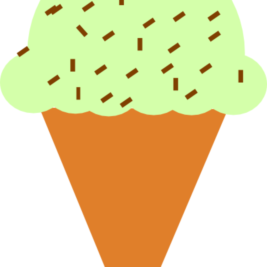 Ice Cream Cone Clip Art Ice Cream Cone With Sprinkles - Ice Cream Cone (1024x1024)