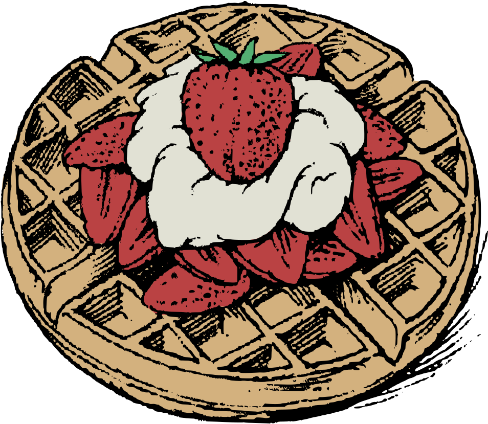 Clip Art Details - Waffles Png (1000x867)