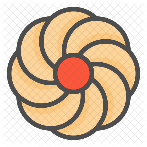 Strawberry Jam Spritz Cookie Icon - Mobile Web (512x512)