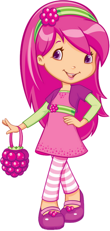 Clip Art - Strawberry Shortcake And Friends (391x800)