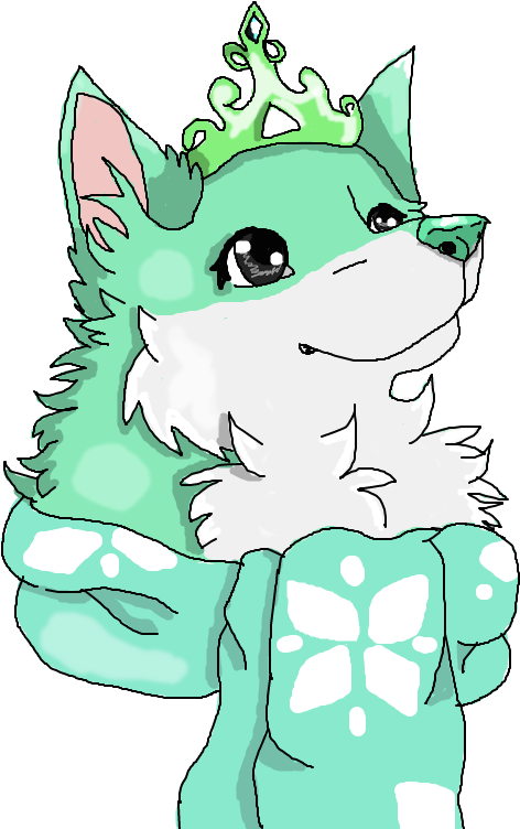 Blue And White Arctic Wolf From Animal Jam - Animal Jam Arctic Wolf Drawing (1024x768)