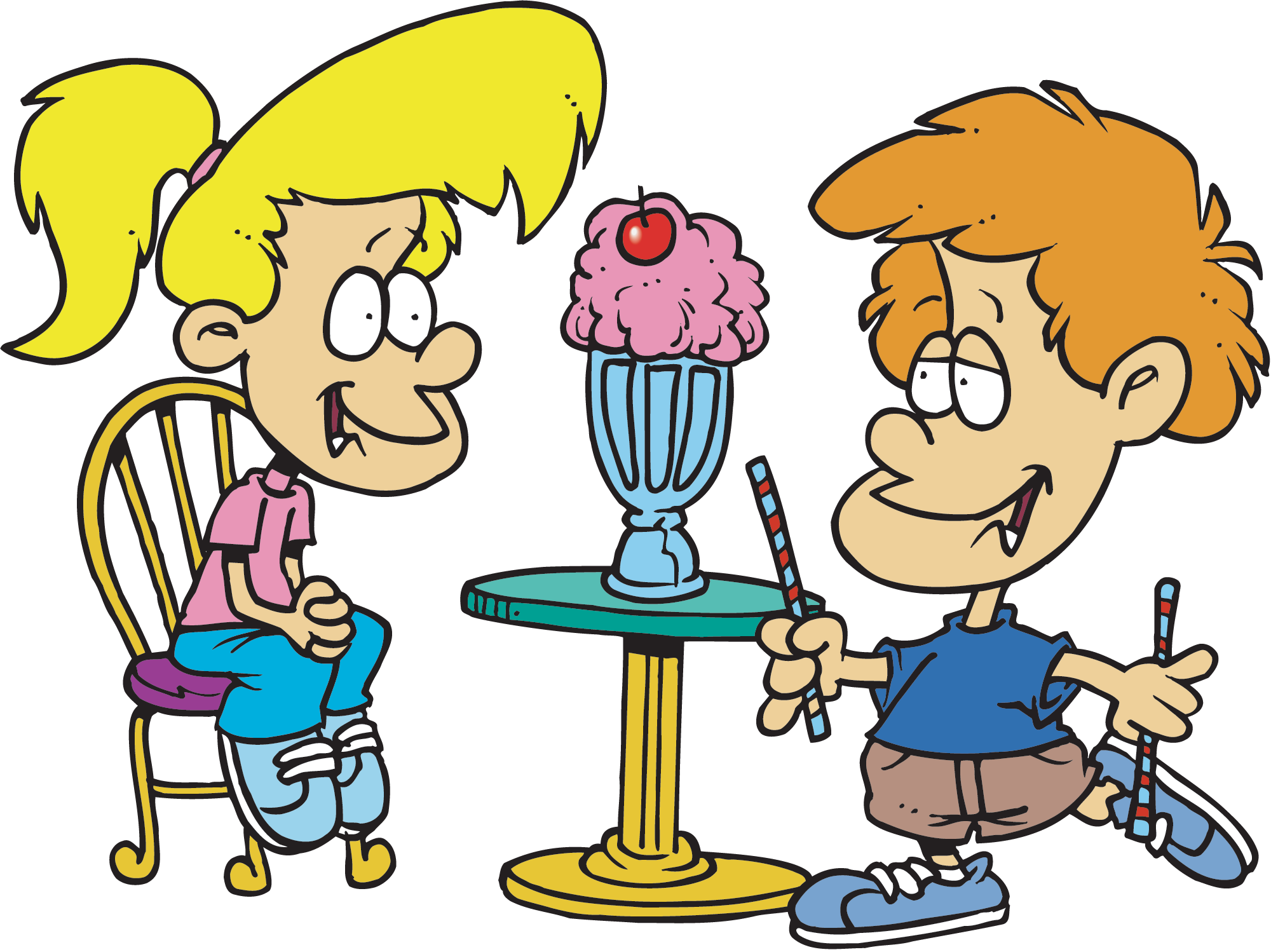 Facebook-shares1 - Sharing Ice Cream Clipart (2000x1498)