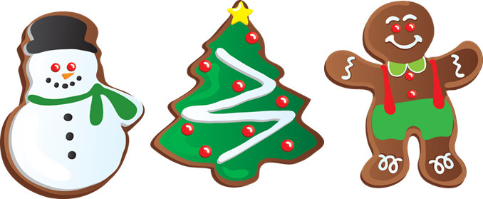 The Holiday Season Just Isn't The Same Without A Sweet - Christmas Cookies Clip Art (678x279)