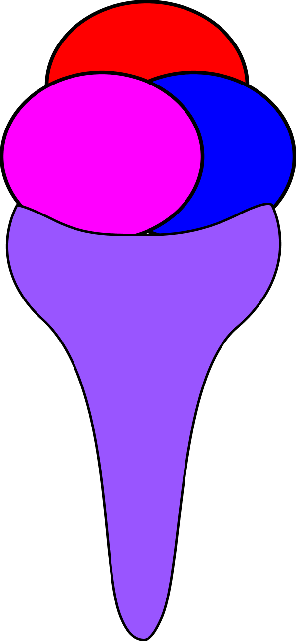 Ice Cream Cone - Ice Cream Cone (600x1297)