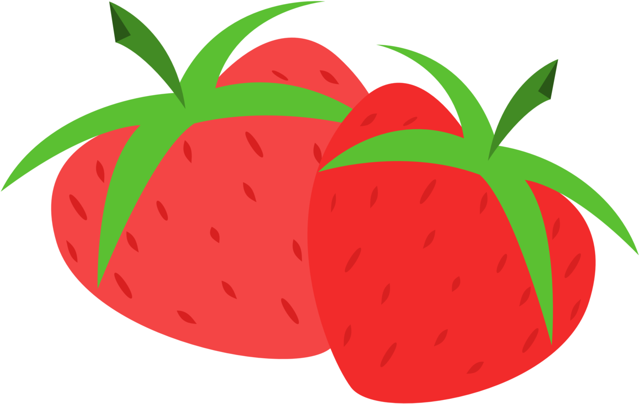 Strawberry Dash Cutie Mark By Ashidaru - Mlp Strawberry Cutie Mark (1280x1280)