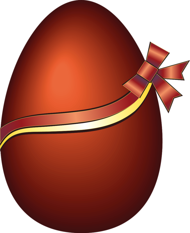 Tubes, Clipart De Páscoa - Egg Easter Png Red (653x800)