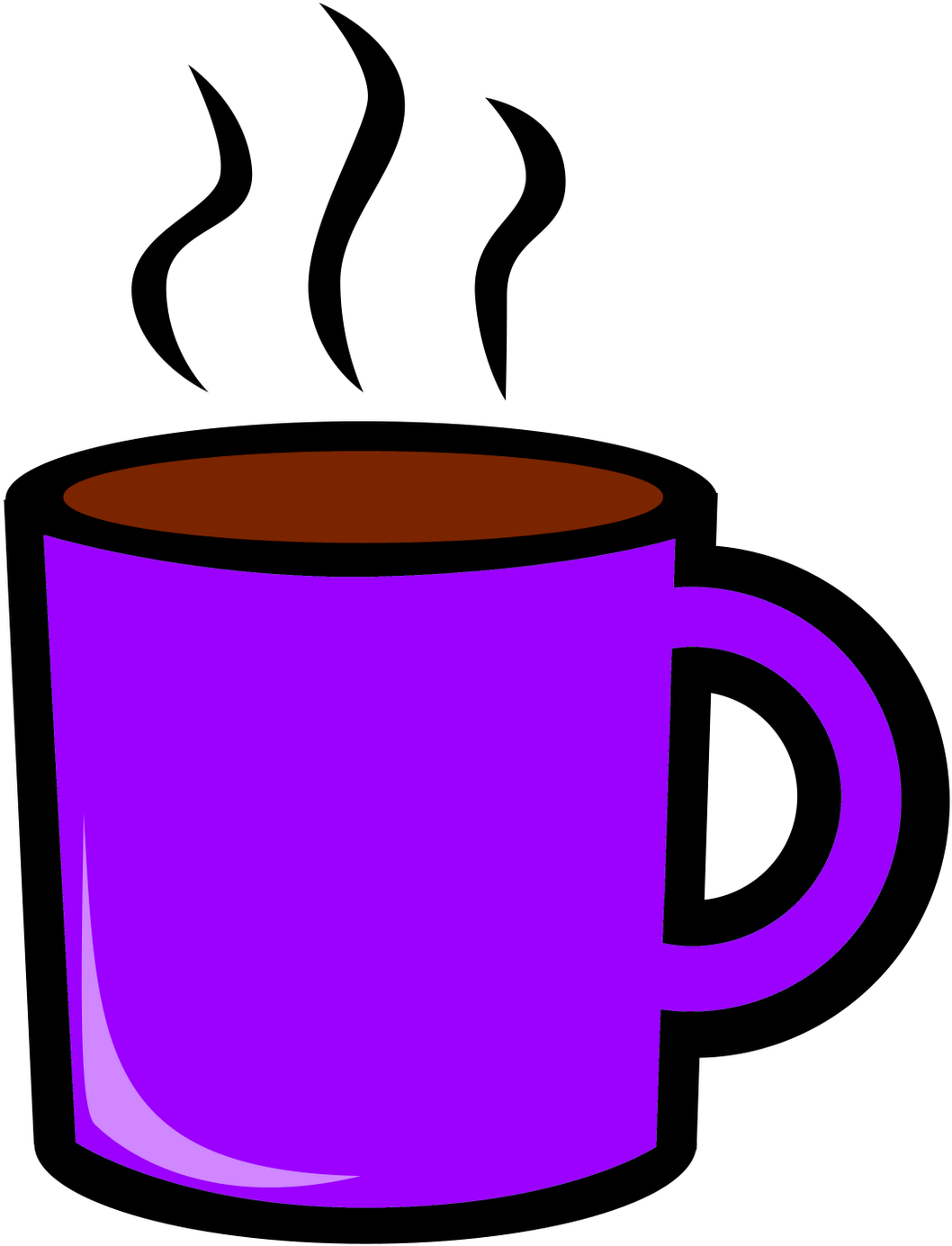 Hot Cocoa Clip Art - Hot Chocolate Mug Clipart (1236x1600)