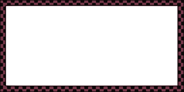 Free Vector Worldlabel Border Burgundy Black Checkered - Ghostwriting For Fun & Profit (600x300)