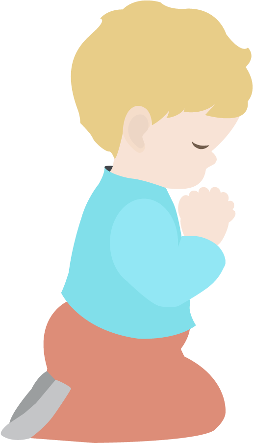 Lds Prayer Coloring Page - Child Praying Clipart (948x948)