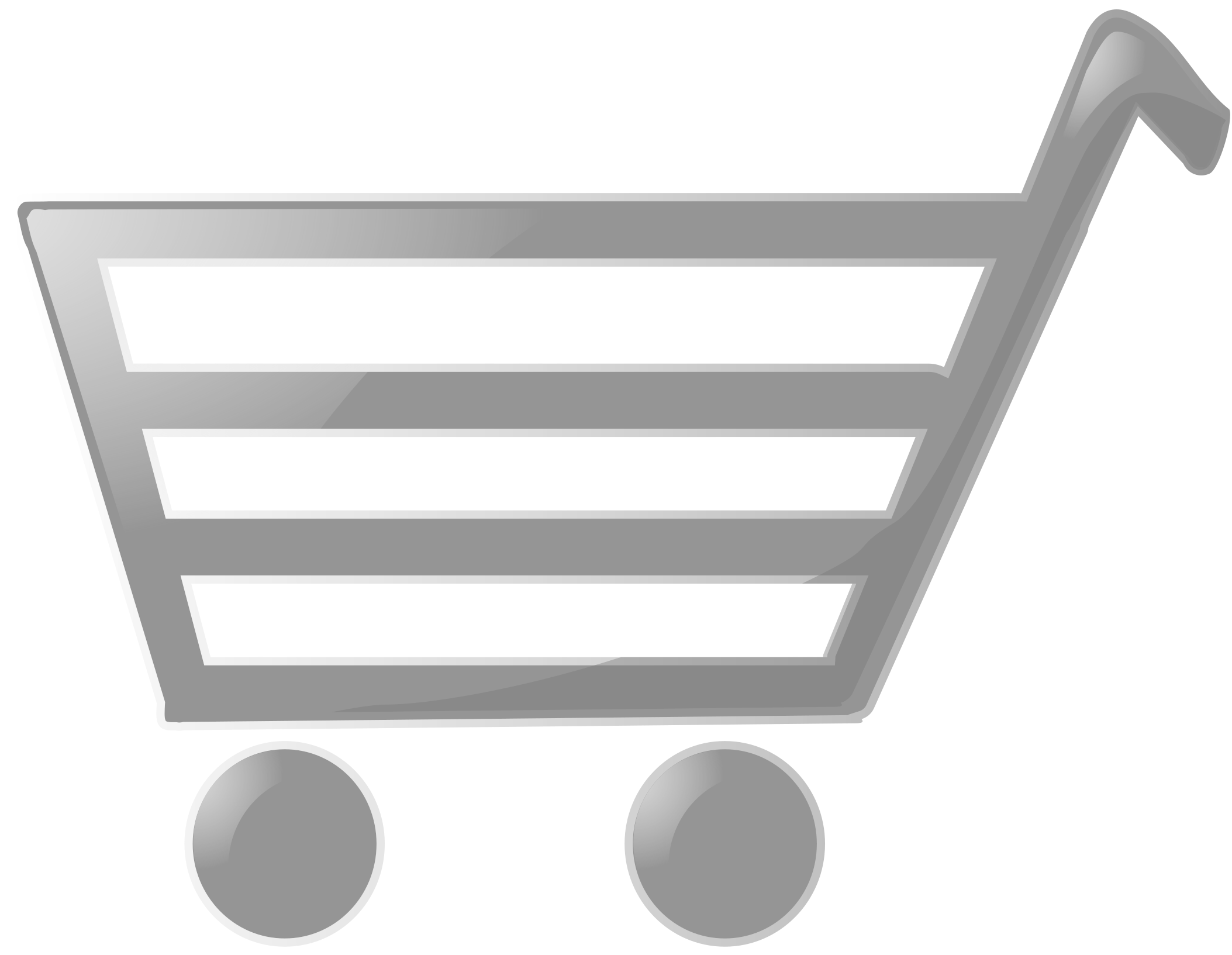 Hexagon Clipart Free Clipart Shopping Cart Image - Shopping Cart Vector (2400x1832)