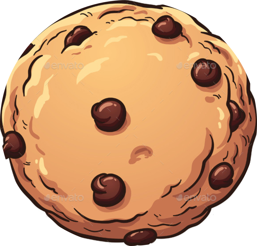 Cookie Sandwich £7 - Chocolate Chip Cookie Cartoon (1024x982)