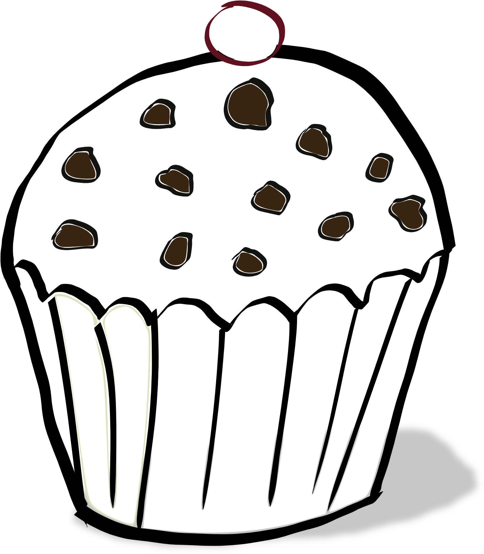 Coloring Pages Muffin Coloring Page The Muffin Man - Coloring Pictures Of A Chips (1969x2056)