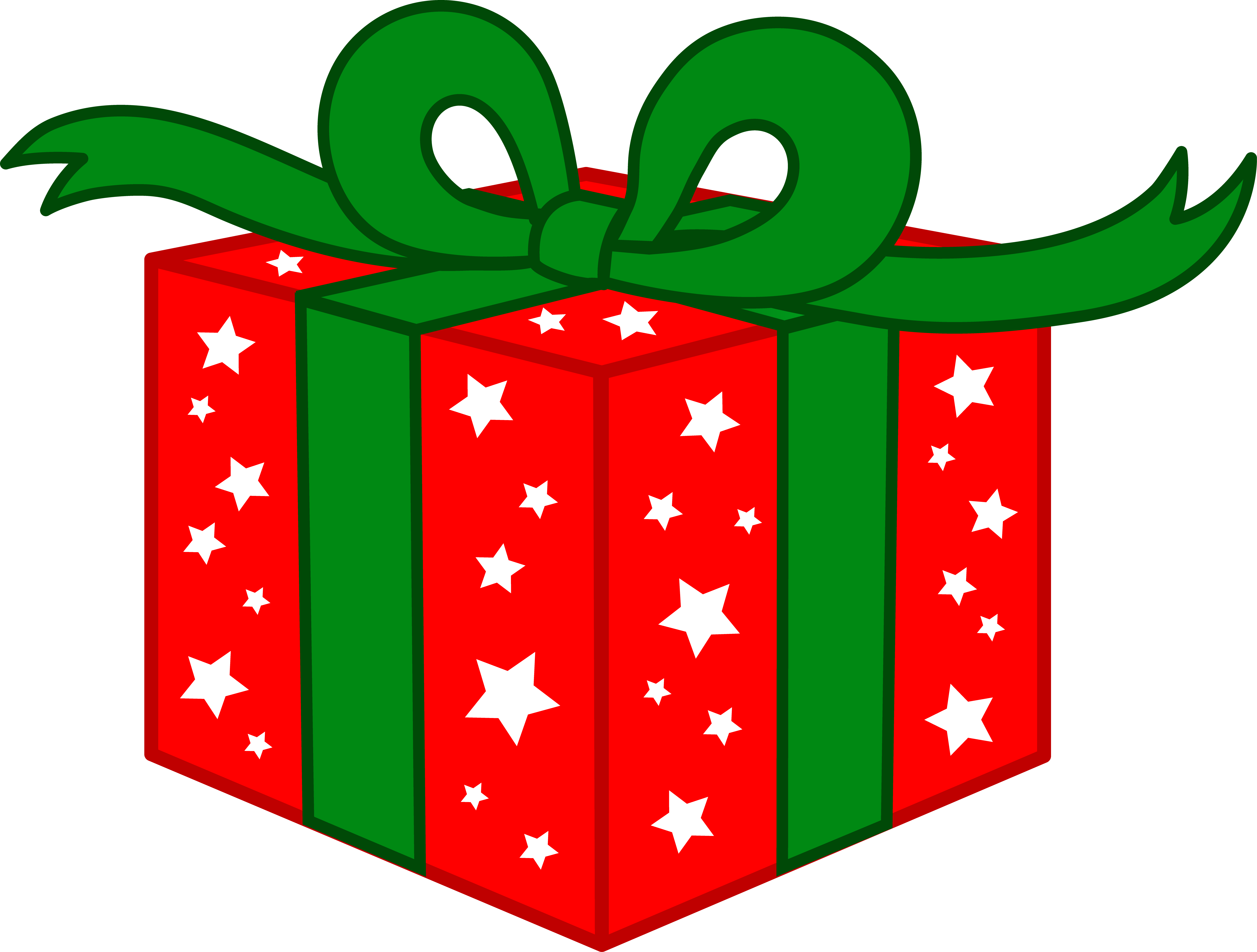 Gift Clip Art - Christmas Gift Clipart (6768x5126)