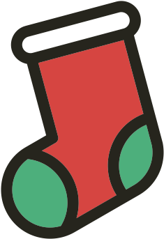 Christmas, Christmas, Holidays, Sock Icon, Toe Icon, - Christmas Day (512x512)