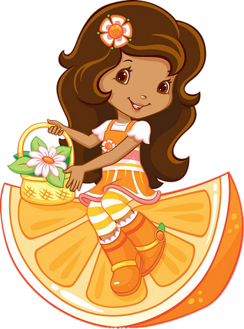 Compartimos Imágenes De Rosita Fresita Y Sus Amigas - Strawberry Shortcake Characters Orange Blossom (350x473)