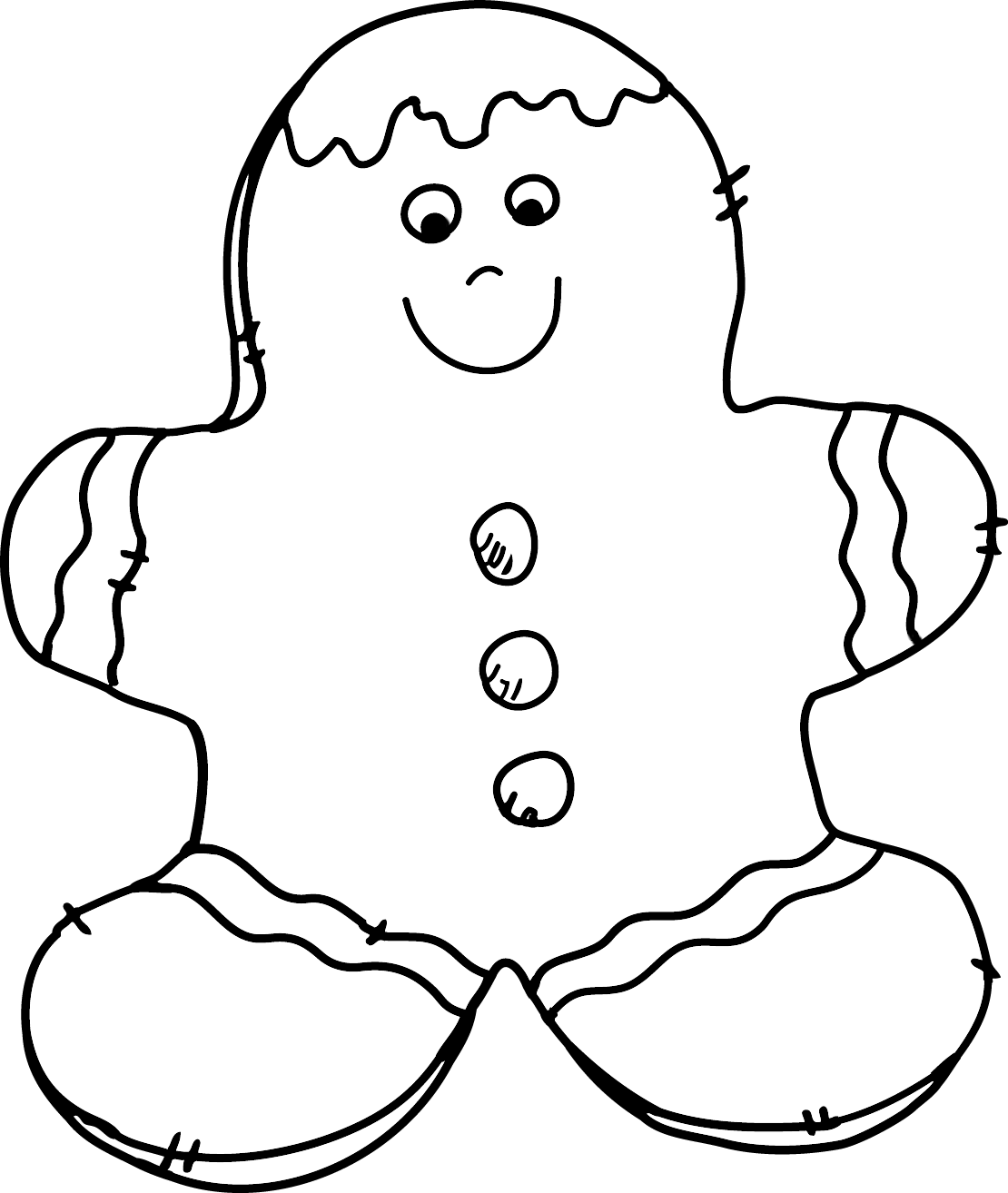 Enjoy This Gingerbread Man Freebie - Cookie (1110x1314)
