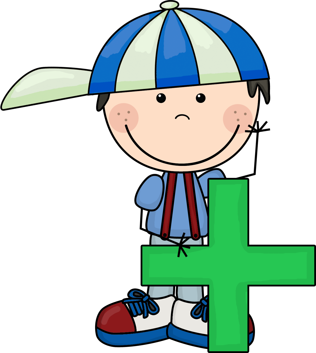 Palitos * Stick Kids - Addition And Subtraction Clipart (1263x1411)