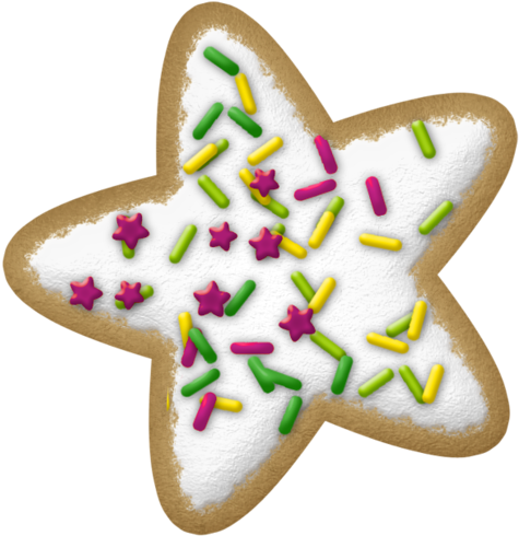 Christmas Bliss - Christmas Cookie Clip Art (499x500)